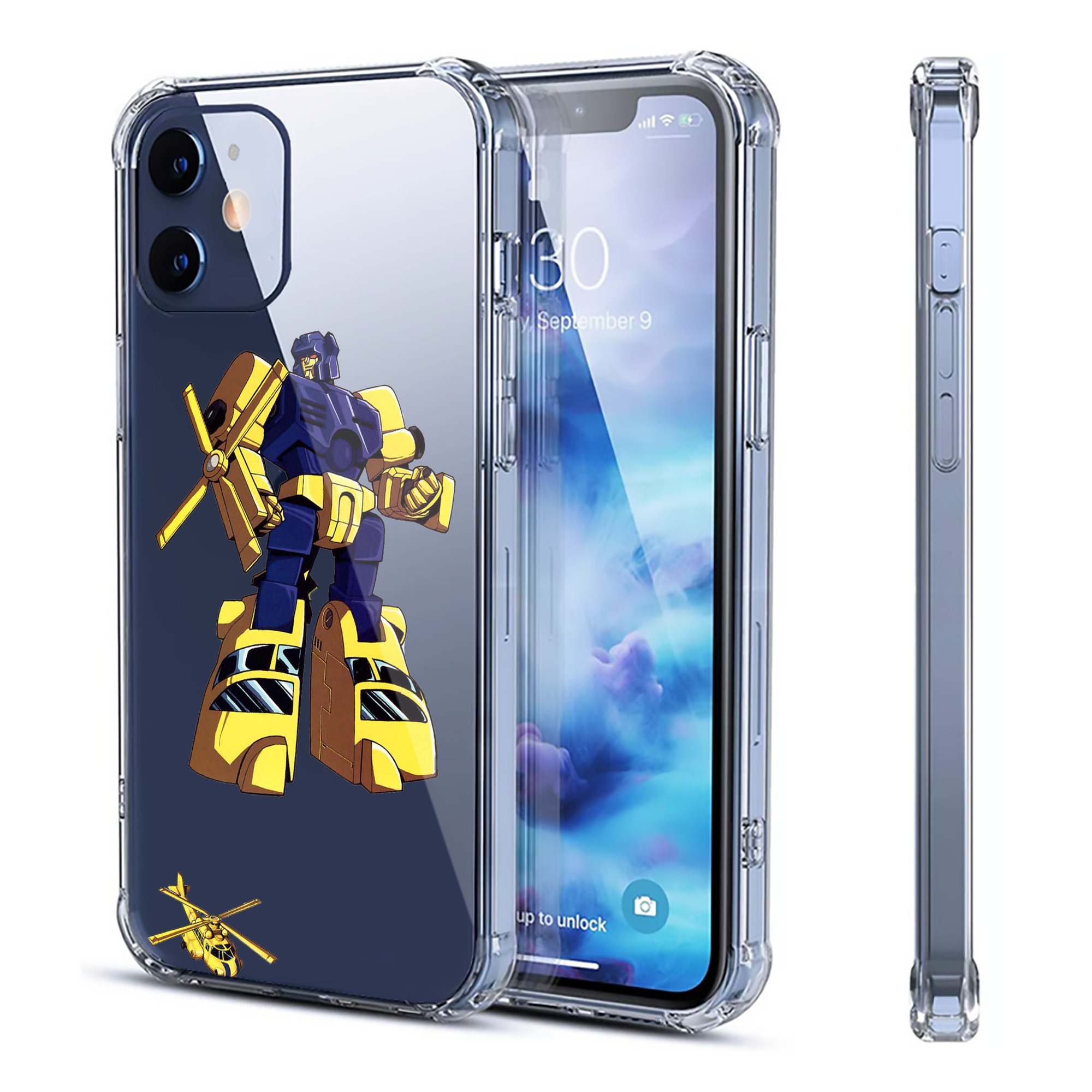 （画像用）  【iPhone 12シリーズ対応】透明スマホケース（クリアソフトケース）